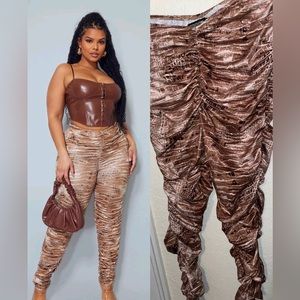 Snakeskin pants